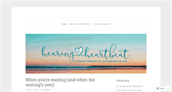 Desktop Screenshot of hearingtheheartbeat.com